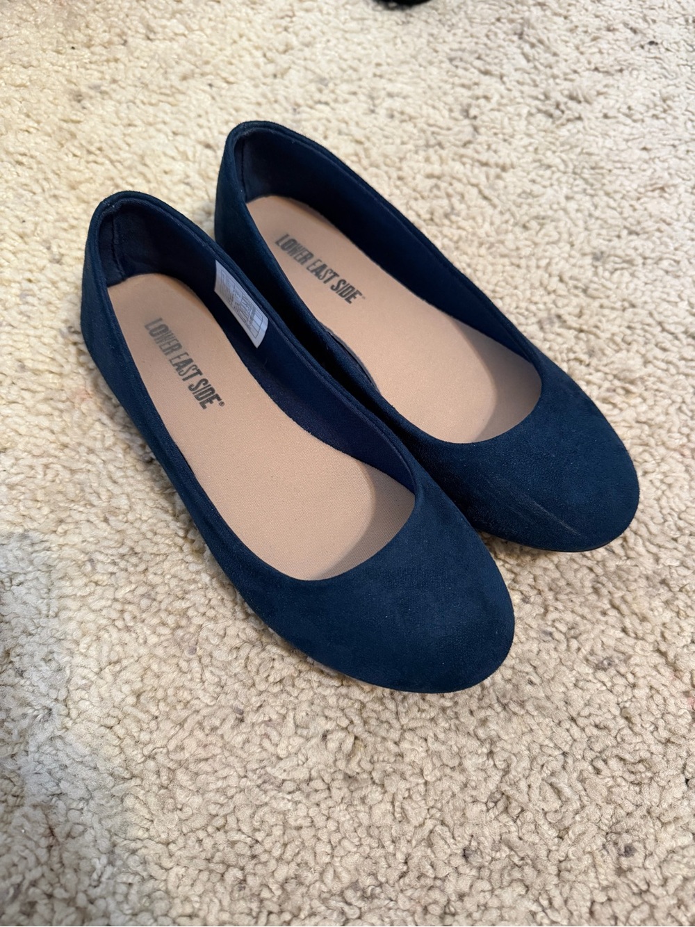 Suede Flats Bundle Size 5, Navy & Black - Picture 2 of 7